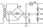电源电路中的用硅整流二极管代替稳压二极管的稳压电路