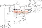 信号产生器中的输出为线性锯齿波的电压／频率转换器电路(555)