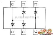 光敏二极管、三极管电路中的晶体二极管BAW56DW内部电路图