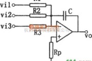 运算放大电路中的求和积分器电路图