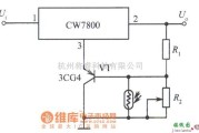 稳压电源中的光控集成稳压电源电路之一电路图