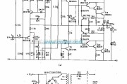 分立元件放大中的输出功率可转换的60w功率放大器电路