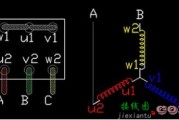 星三角启动电机接线柱接法