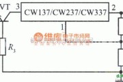 电源电路中的由CW137组成的集成稳压电源电路