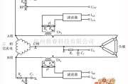 传感器单片系统应用方案中的采用三相三线制三角形接法的ADE7752(三相电能计量系统)电路图