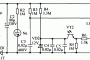 利用电池供电的同步闪光灯电路原理图