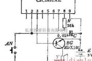 基础电路中的CIC2851AE设计的音乐门铃电路图