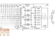 专用测量/显示电路中的数字式电平显示器电路图