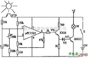开关电路中的光敏晶体管日光开关电路