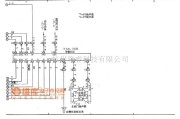 一汽中的威驰导航系统、收音机和播放器(带导航系统)电路图