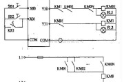 自动控制中的电机PLC控制电路示意图