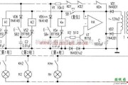 基础电路中的电子抢答器电路示意图