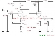 采用6N1中u双三极管设计胆前级电路