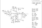 集成音频放大中的STK055功放电路