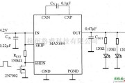 LED电路中的MAX684电荷泵驱动白光LED电路图