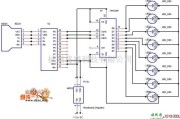 LED电路中的74HC595驱动LED电路图