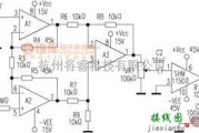 测量放大中的采用测量放大电路推动的功放电路图