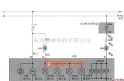 大宇中的大宇发动机指示灯　警告灯(气囊，ABS，安全带)指示灯电路(PWR，HOLD)电路图