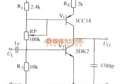 信号产生器中的可调恒流源充电的锯齿波电路