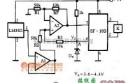 磁场、电场传感器中的LM35D的接口电路图