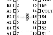 数字电路中的4000系列数字电路,4008,4位二进制超前进位全加器