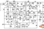显示器电源中的VGA彩色显示器CTX-C15型的电源电路图