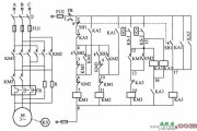 电动机可逆反向转动反接制动控制电路接线图