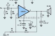 集成音频放大中的高保真音频功率放大器LM1875电路图