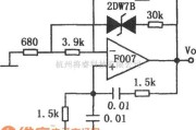 文氏信号产生中的F007构成的文氏电桥正弦波发生器电路图