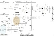 LED电路中的基于NCP1351的8W至25WAC-DCLED照明应用电路图