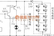 电源电路中的硅光电池组成的光控闪光装置