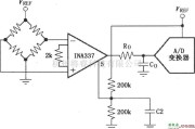 仪表放大器中的由INA337构成的输出参考电位为VREF／2的电路