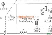 灯光控制中的实用的双向晶闸管调光灯电路