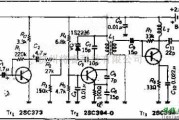 光敏二极管、三极管电路中的采用变容二极管的VHF波段频率调制电路图