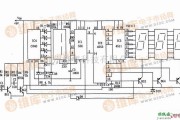 LED电路中的收音机数字式频率显示器电路图