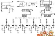 控制电路中的组合型八路彩灯控制器电路原理图