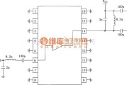 射频放大器中的由RF2320／2360构成的869～894MHz窄带放大电路