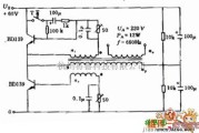 逆变电源中的率联推挽电压变换器电路图