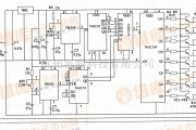 灯光控制中的四花样彩灯控制电路图