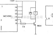 定时控制中的MC14541构成的简单定时器电路图