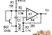 电源电路中的LM324应用作测温电路电路图