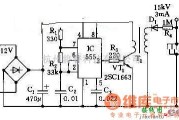 稳压电源中的用NE555制作的高压静电发生器电路图