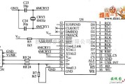 接口电路中的PDIUSBD12与PlCl6F877单片机的接口原理电路图