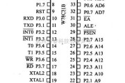 数字电路中的芯片引脚及主要特性W78C31B 八位仿真微控制器