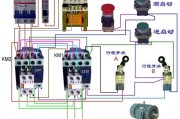 电动机控制运行限位自动回程原理接线图