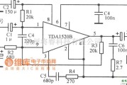 音频处理中的TDAl520B典型应用电路图