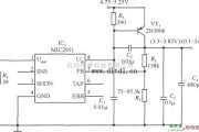 电源电路中的基于MIC2951和PNP型晶体管的扩流电路原理图