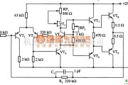 仪表放大器电路中的晶体管音频反相功率放大器电路图