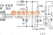 光敏电阻中的自制光电耦合器电路图