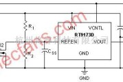 电源电路中的RT9173D简单应用电路图